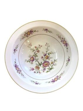Noritake Asian Song 7151 Serving Bowl 10” Ivory China Gold Rim Japan